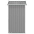 VIDAXL - vidaXL Abri de jardin Gris 126x97,5x177 cm Acier galvanisé - vignette