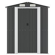 VIDAXL - vidaXL Abri de jardin Anthracite 192x274x223 cm Acier galvanisé - vignette
