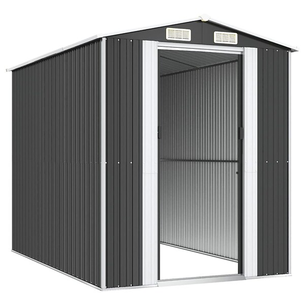 VIDAXL - vidaXL Abri de jardin Anthracite 192x274x223 cm Acier galvanisé - large