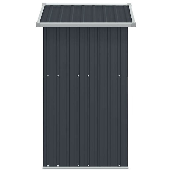 VIDAXL - vidaXL Abri de jardin Anthracite 126x97,5x177 cm Acier galvanisé - large