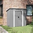 VIDAXL - vidaXL Abri de jardin Métal Gris - vignette