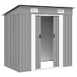 VIDAXL - vidaXL Abri de jardin Métal Gris - vignette