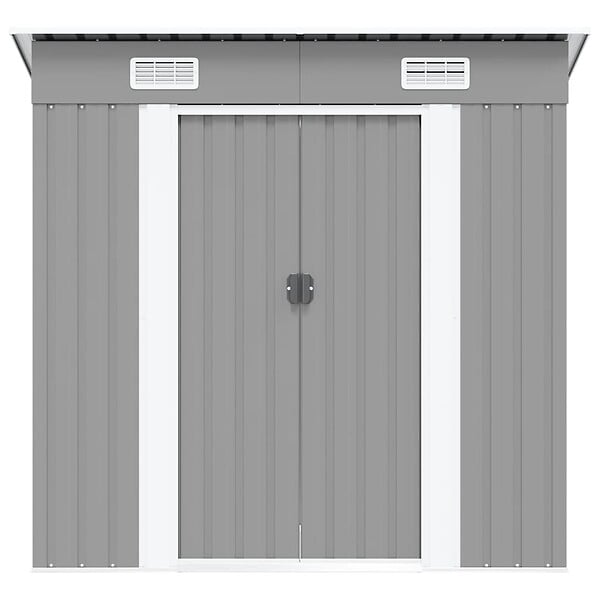 VIDAXL - vidaXL Abri de jardin Métal Gris - large