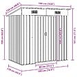 VIDAXL - vidaXL Abri de jardin Métal Gris - vignette