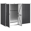 VIDAXL - vidaXL Abri à outils de jardin anthracite 225x89x161cm acier galvanisé - vignette