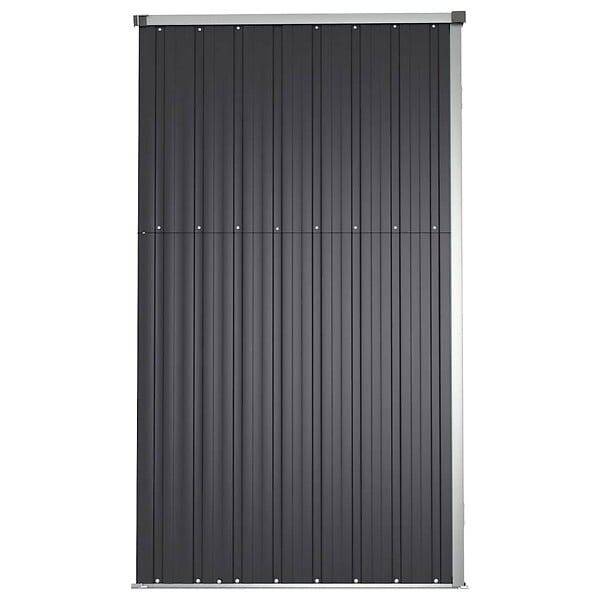 VIDAXL - vidaXL Abri à outils de jardin anthracite 225x89x161cm acier galvanisé - large
