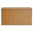 VIDAXL - vidaXL Abri de jardin mural Marron 118x288x178 cm Acier galvanisé - vignette
