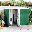 VIDAXL - vidaXL Abri à outils de jardin Vert 225x89x161 cm Acier galvanisé - vignette