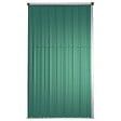 VIDAXL - vidaXL Abri à outils de jardin Vert 225x89x161 cm Acier galvanisé - vignette