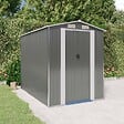 VIDAXL - vidaXL Abri de jardin Gris clair 192x274x223 cm Acier galvanisé - vignette