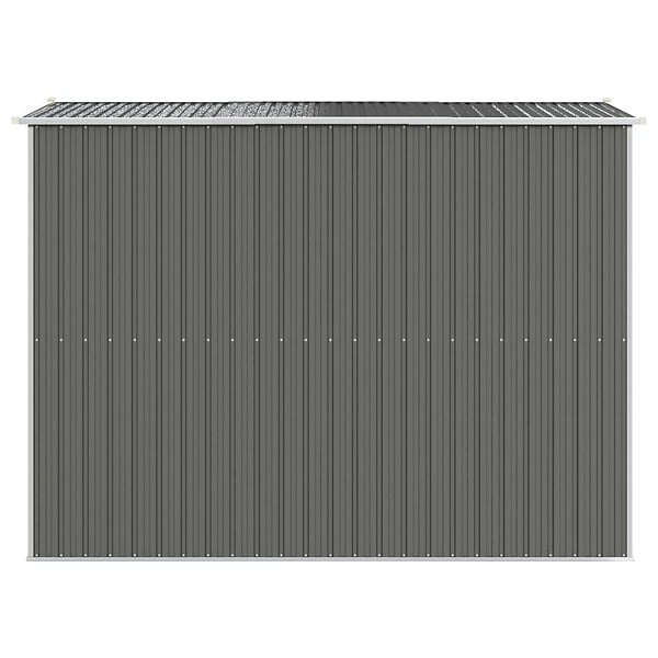 VIDAXL - vidaXL Abri de jardin Gris clair 192x274x223 cm Acier galvanisé - large
