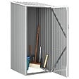 VIDAXL - vidaXL Abri de jardin Gris 87x98x159 cm Acier galvanisé - vignette