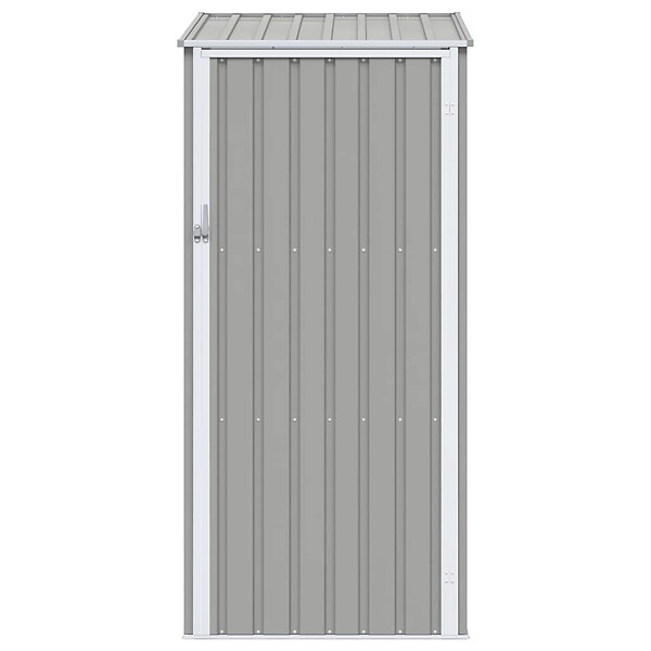 VIDAXL - vidaXL Abri de jardin Gris 87x98x159 cm Acier galvanisé - large