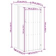 VIDAXL - vidaXL Abri de jardin Gris 87x98x159 cm Acier galvanisé - vignette