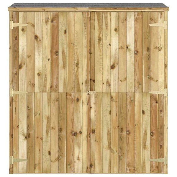 VIDAXL - vidaXL Abri à outils de jardin 163x50x171 cm Bois de pin solide - large