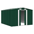 VIDAXL - vidaXL Abri de jardin 257x298x178 cm Métal Vert - vignette
