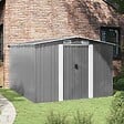 VIDAXL - vidaXL Abri de jardin 257x298x178 cm Métal Gris - vignette