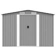 VIDAXL - vidaXL Abri de jardin 257x298x178 cm Métal Gris - vignette