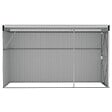 VIDAXL - vidaXL Abri de jardin mural Anthracite 118x288x178 cm Acier - vignette