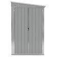 VIDAXL - vidaXL Abri de jardin mural Gris 118x382x178 cm Acier galvanisé - vignette