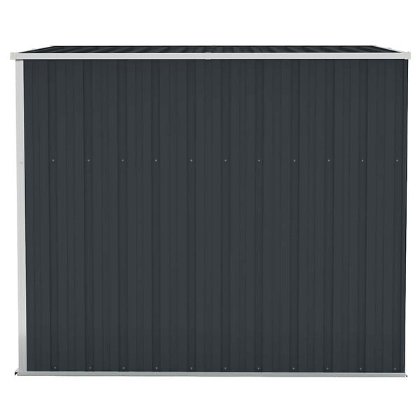 VIDAXL - vidaXL Abri de jardin mural Anthracite 118x194x178 cm Acier - large