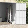 VIDAXL - vidaXL Abri de jardin Gris 195x198x159 cm Acier galvanisé - vignette