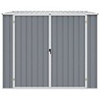 VIDAXL - vidaXL Abri de jardin Gris 195x198x159 cm Acier galvanisé - vignette