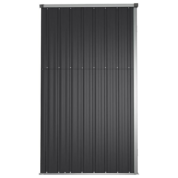 VIDAXL - vidaXL Abri à outils de jardin anthracite 161x89x161cm acier galvanisé - large