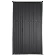 VIDAXL - vidaXL Abri à outils de jardin anthracite 161x89x161cm acier galvanisé - vignette