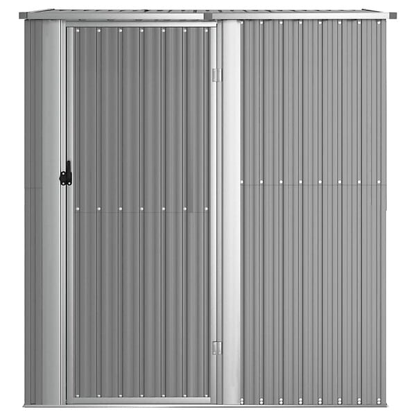 VIDAXL - vidaXL Abri de jardin Gris 180,5x97x209,5 cm Acier galvanisé - large