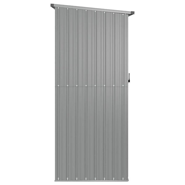 VIDAXL - vidaXL Abri de jardin Gris 180,5x97x209,5 cm Acier galvanisé - large