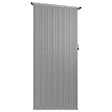 VIDAXL - vidaXL Abri de jardin Gris 180,5x97x209,5 cm Acier galvanisé - vignette