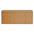 VIDAXL - vidaXL Abri de jardin mural Marron 118x382x178 cm Acier galvanisé - vignette