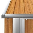 VIDAXL - vidaXL Abri de jardin 180,5x97x209,5 cm acier galvanisé aspect bois - vignette
