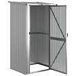 VIDAXL - vidaXL Abri de jardin Gris 118,5x97x209,5 cm Acier galvanisé - vignette