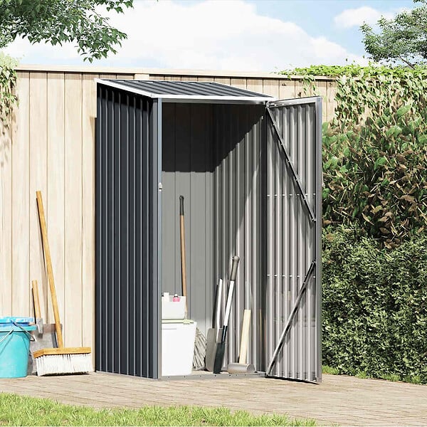 VIDAXL - vidaXL Abri de jardin Anthracite 87x98x159 cm Acier galvanisé - large