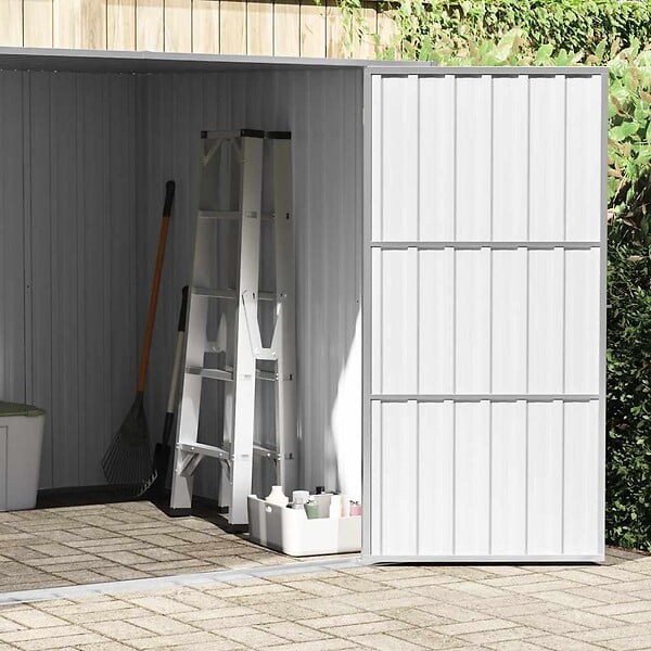 VIDAXL - vidaXL Abri de jardin Anthracite 195x198x159 cm Acier galvanisé - large