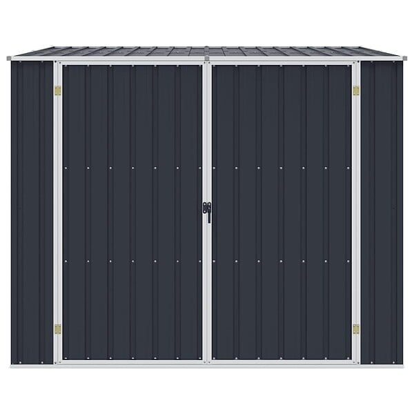 VIDAXL - vidaXL Abri de jardin Anthracite 195x198x159 cm Acier galvanisé - large