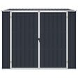 VIDAXL - vidaXL Abri de jardin Anthracite 195x198x159 cm Acier galvanisé - vignette
