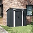 VIDAXL - vidaXL Abri de jardin Anthracite Acier - vignette