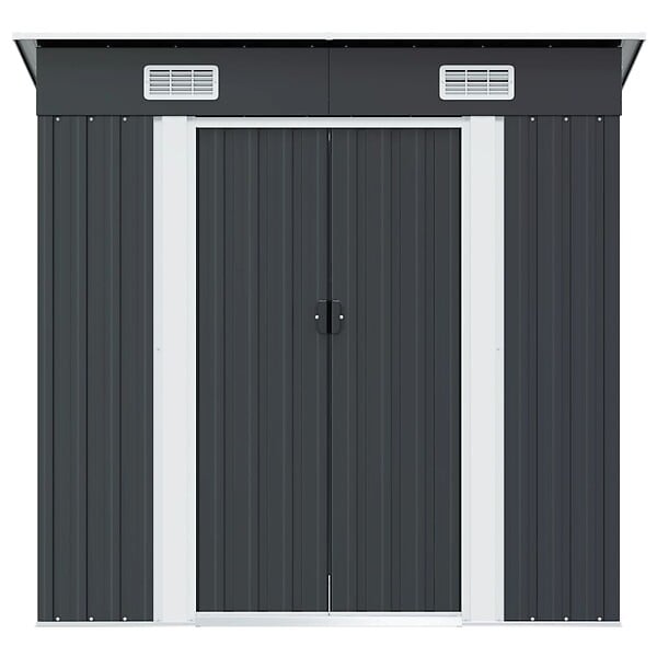 VIDAXL - vidaXL Abri de jardin Anthracite Acier - large