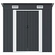 VIDAXL - vidaXL Abri de jardin Anthracite Acier - vignette