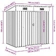 VIDAXL - vidaXL Abri de jardin Anthracite Acier - vignette