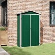 VIDAXL - vidaXL Abri de jardin Vert 116x45x175 cm Acier galvanisé - vignette