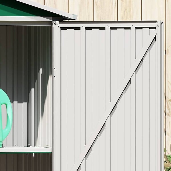 VIDAXL - vidaXL Abri de jardin Vert 116x45x175 cm Acier galvanisé - large