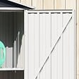 VIDAXL - vidaXL Abri de jardin Anthracite 116x45x175 cm Acier galvanisé - vignette