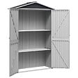 VIDAXL - vidaXL Abri de jardin Anthracite 116x45x175 cm Acier galvanisé - vignette