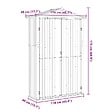 VIDAXL - vidaXL Abri de jardin Anthracite 116x45x175 cm Acier galvanisé - vignette