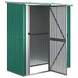 VIDAXL - vidaXL Abri de jardin Vert 180,5x97x209,5 cm Acier galvanisé - vignette