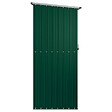 VIDAXL - vidaXL Abri de jardin Vert 180,5x97x209,5 cm Acier galvanisé - vignette